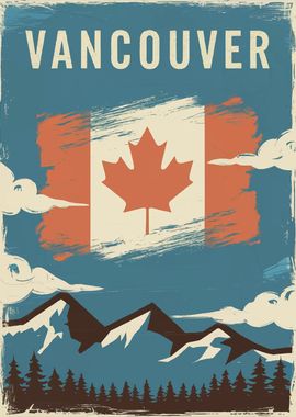 Vancouver Vintage Poster