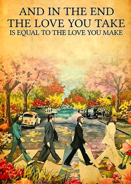 The Beatles Abbey Road Art