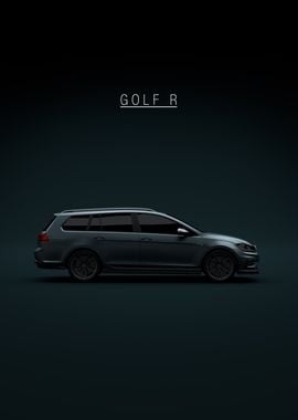 VW Golf R7.5 Variant - Green Tint