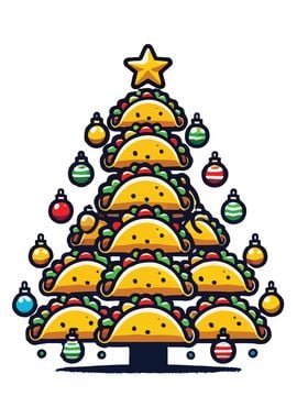 Taco Christmas Tree