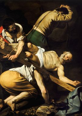 Caravaggio - The Crucifixion of Saint Peter, 1601