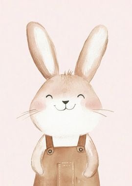 Cute Watercolor Bunny