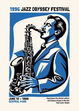 Jazz Odyssey Festival Poster