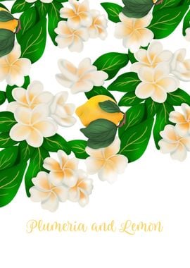 Plumeria and Lemon Florals