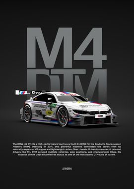 BMW M4 DTM 2015 Race Car