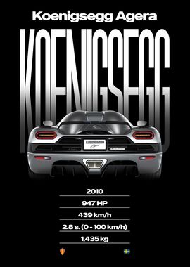 Koenigsegg Agera Poster