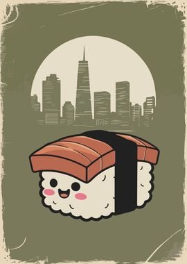 Sushi Cityscape