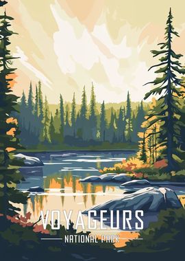 Voyageurs National Park Poster