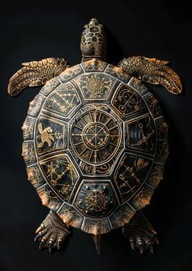 Ornate Turtle Shell