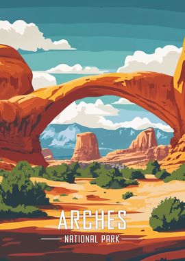 Arches National Park Poster