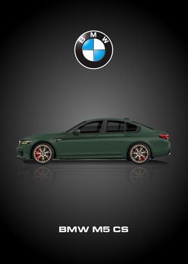 BMW M5 CS Green