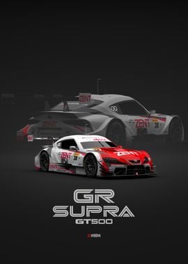 Toyota Supra GR GT500 2020 - Front and Back