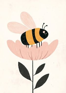 Bee on a Flower