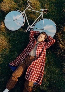 Harry Styles with Bicycle