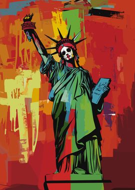 Statue of Liberty Skull