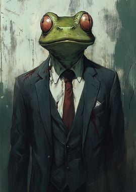 Frog in Suit