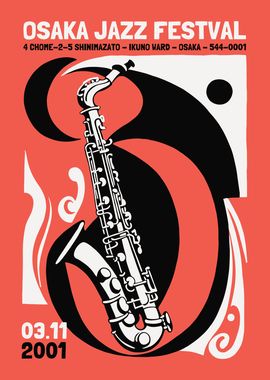 Osaka Jazz Festival Poster