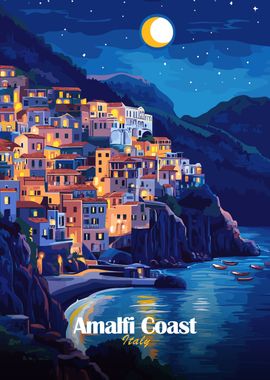 Amalfi Coast Night