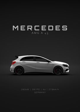 Mercedes-Benz A45 AMG 2017 - White - Specs