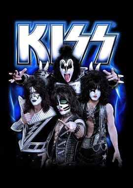 KISS Band Retro Graphic