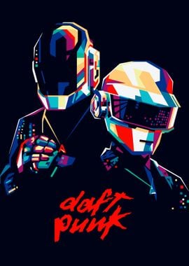 Daft Punk Pop Art