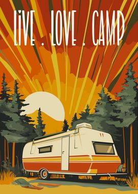 Live Love Camp Retro RV