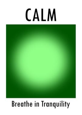 Calm Green Aura Poster