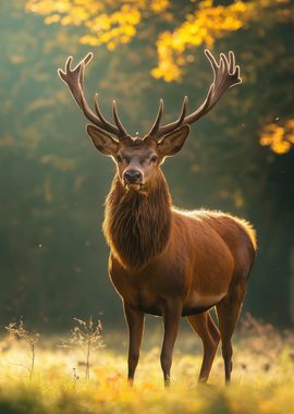 Majestic Red Deer Stag