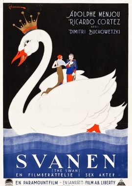 The Swan Movie Poster by Eric Rohman