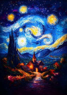 Starry Night Village