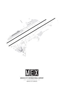 Mexico City Airport Map