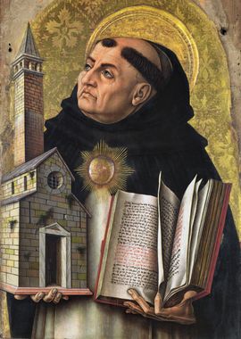 Saint Thomas Aquinas Painting