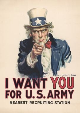 Uncle Sam Wants You USA ARMY