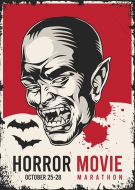 Horror Movie Marathon Poster