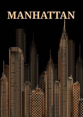 Manhattan Skyline Art