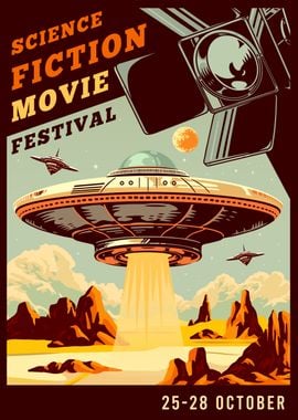 Sci-Fi Movie Festival Poster