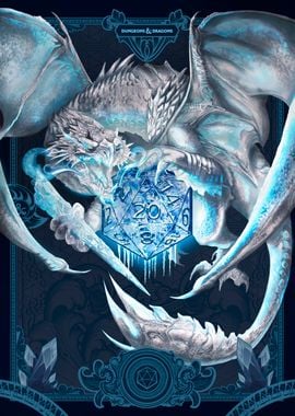 Ancient White Dragon & Ice