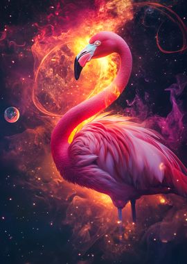 Space Flamingo 