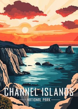 Channel Islands National Park Sunset Poster