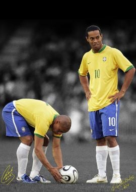 Roberto Carlos And Ronaldinho