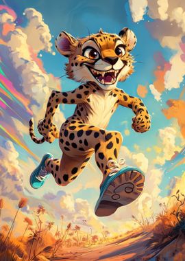 Cheetah Running