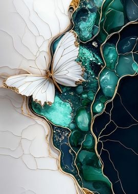 Kintsugi Golden Butterfly