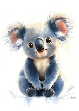 Cute Koala Watercolor