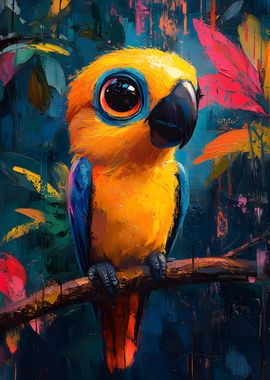 Parrot in Jungle