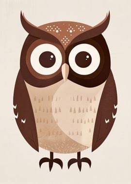 Cute Owl Illustration