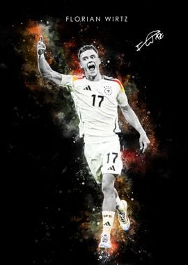 Florian Wirtz Soccer Art