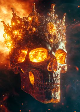 Flaming Skull King