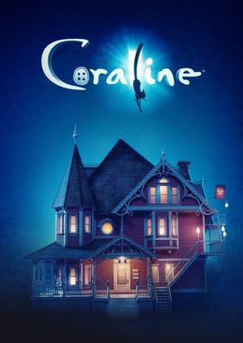 Coraline House Poster