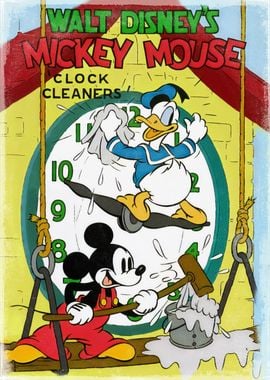 Mickey Clock Cleaners