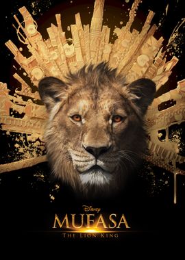 Mufasa Gold Poster